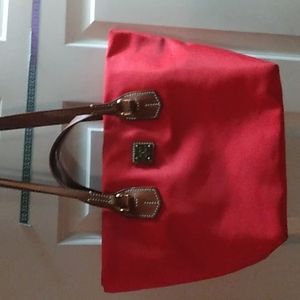 Dooney & Bourke Red Tote Bag